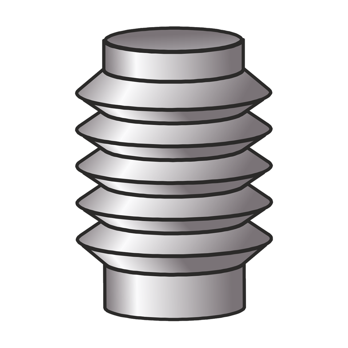 Faltenbalg_Zylindrisch_Bauform_Typ1