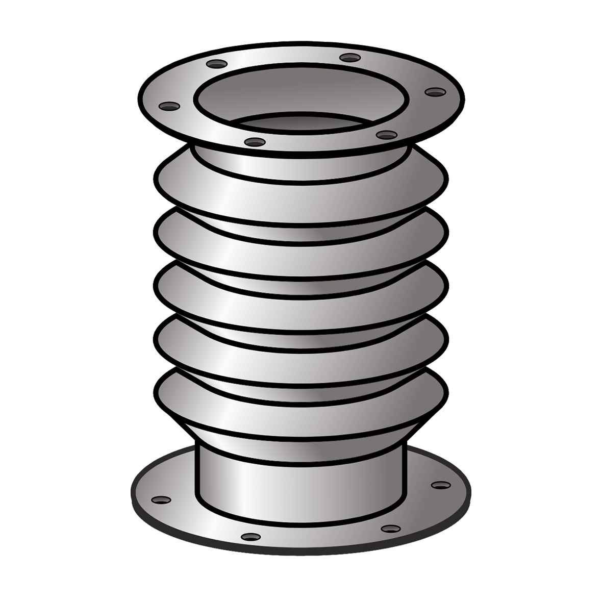 Faltenbalg_Zylindrisch_Bauform_Typ3